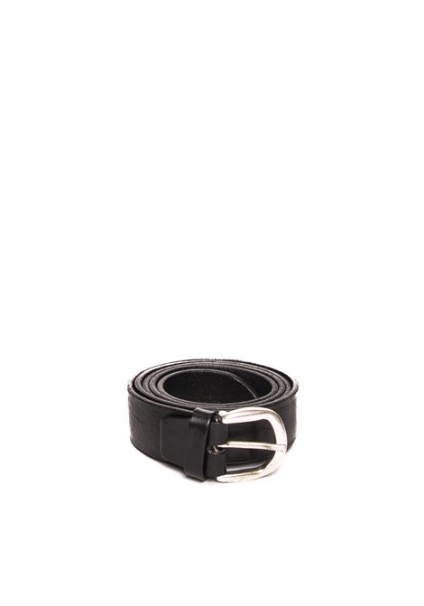 Black leather belt ITALIAN BELTS | 754/35PELLE-NERO